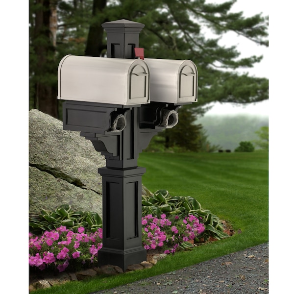 Rockport Double Mail Post - Black